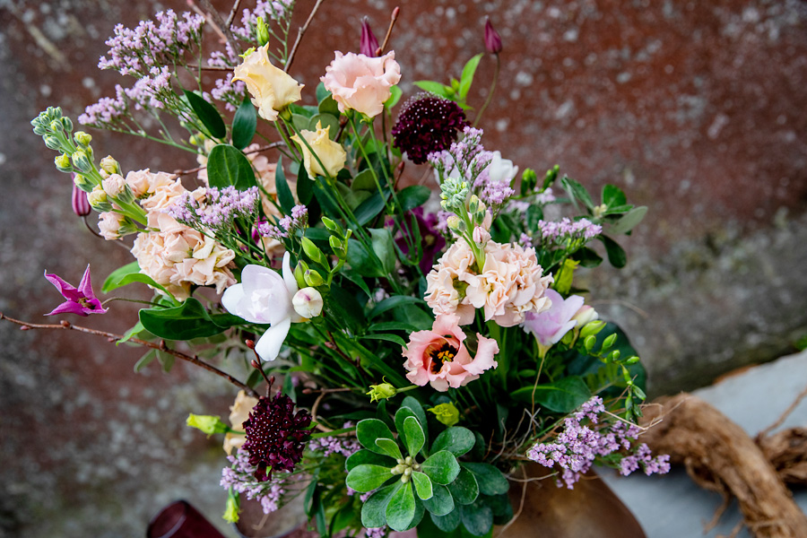 Violet fleur verticale
